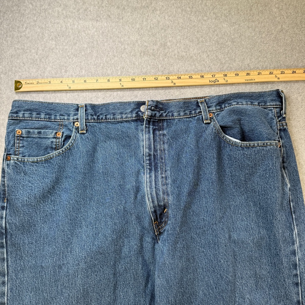 Levi's 550 Relaxed Fit‎ Jeans 46x32 Blue Denim Water Less - Picture 5 of 10